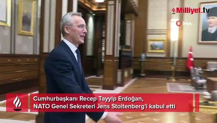 Cumhurbaşkanı Erdoğan, Stoltenberg'i kabul etti