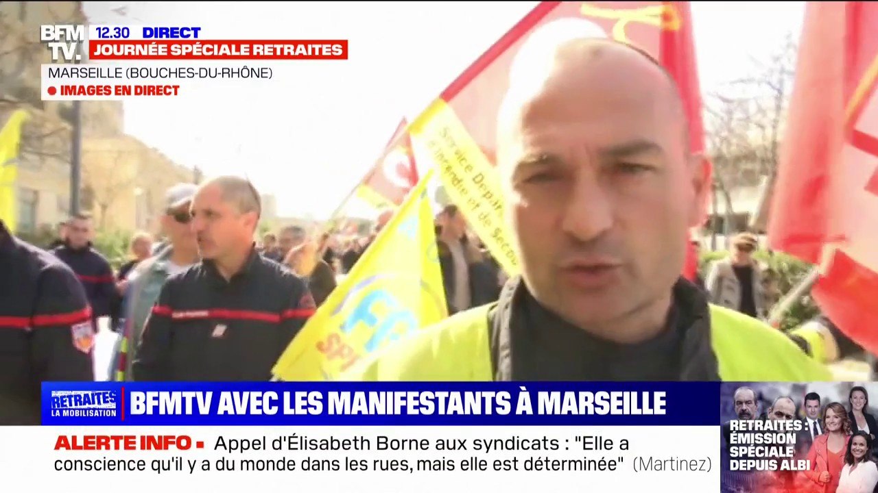 "Les prochains rendez-vous seront tout aussi importants": ce sapeur-pompier des Bouches-du-Rhône est mobilisé pour la 5e fois contre la réforme des retraites