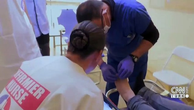 Fransa Hatay'da sahra hastanesi kurdu