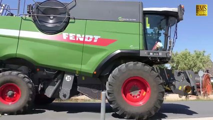 Mähdrescher Fendt 8410 P Agravis Technik Vorführung Getreideernte 2018 new combine harvester wheat