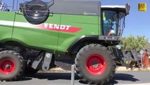 Mähdrescher Fendt 8410 P Agravis Technik Vorführung Getreideernte 2018 new combine harvester wheat