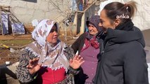 CHP'li Aylin Nazlıaka'nın ziyaret ettiği depremzede: Altı tane çocuğum var, açız; vatandaş getirirse yiyoruz