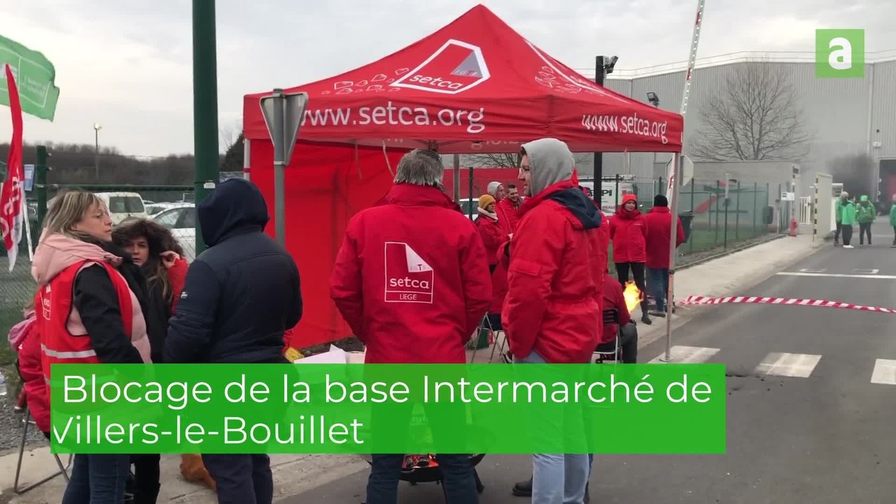 Blocage Intermarché Villers-le-Bouillet
