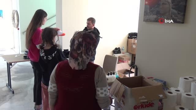 Adıyamanlı depremzede Leyla Yücel: Aydın'ın çok güzel insanları var, çok güzel ilgileniyorlar