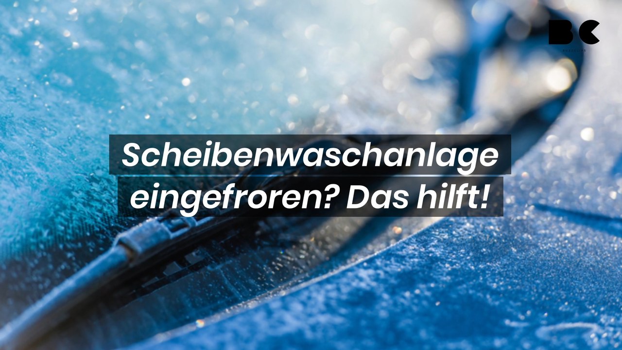 Scheibenwaschanlage eingefroren? das hilft!