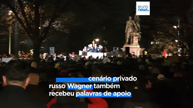 Nacionalistas sérvios protestam contra governo de Aleksandar Vucic