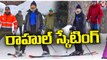 Rahul Gandhi Goes Skiing in Jammu & kashmir | V6 News