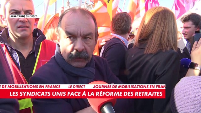 Philippe Martinez : «Cette manifestation est le symbole de la mobilisation dans les villes plus petites ou moyennes»
