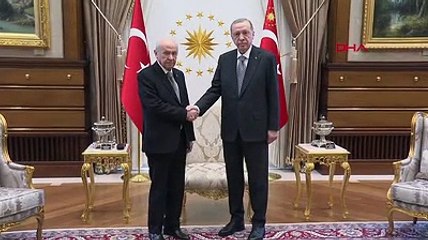 Erdoğan, Bahçeli ile bir araya geldi