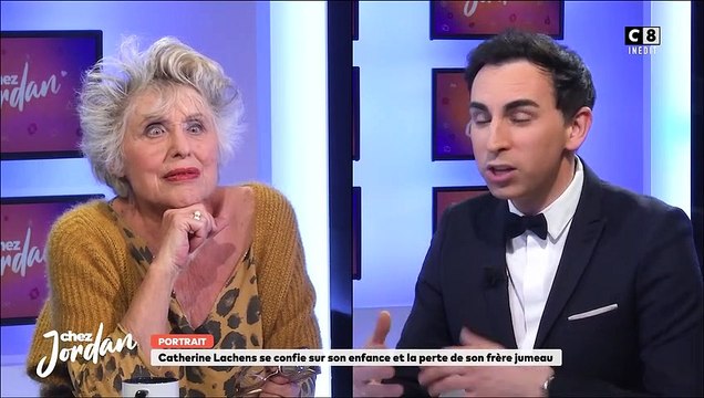Catherine Lachens dans l'émission Chez Jordan sur C8.