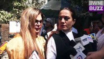 Rakhi Sawant with lawyer spotted at Andheri Court