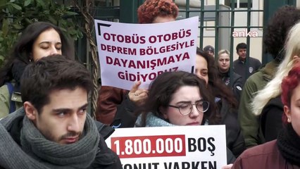 MSGSÜ öğrencilerinden 'uzaktan eğitim' eylemi: 1.8 milyon boş konut var, neden KYK?