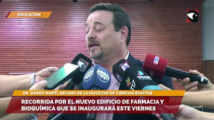 Recorrida por el nuevo edificio de Farmacia y Bioquímica que se inaugurará este viernes