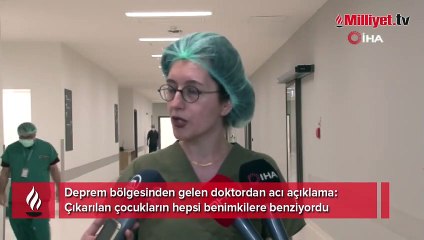 Deprem bölgesinden gelen doktordan acı açıklama!
