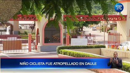 Identifican al conductor que atropelló a un niño dentro de un urbanización en Daule