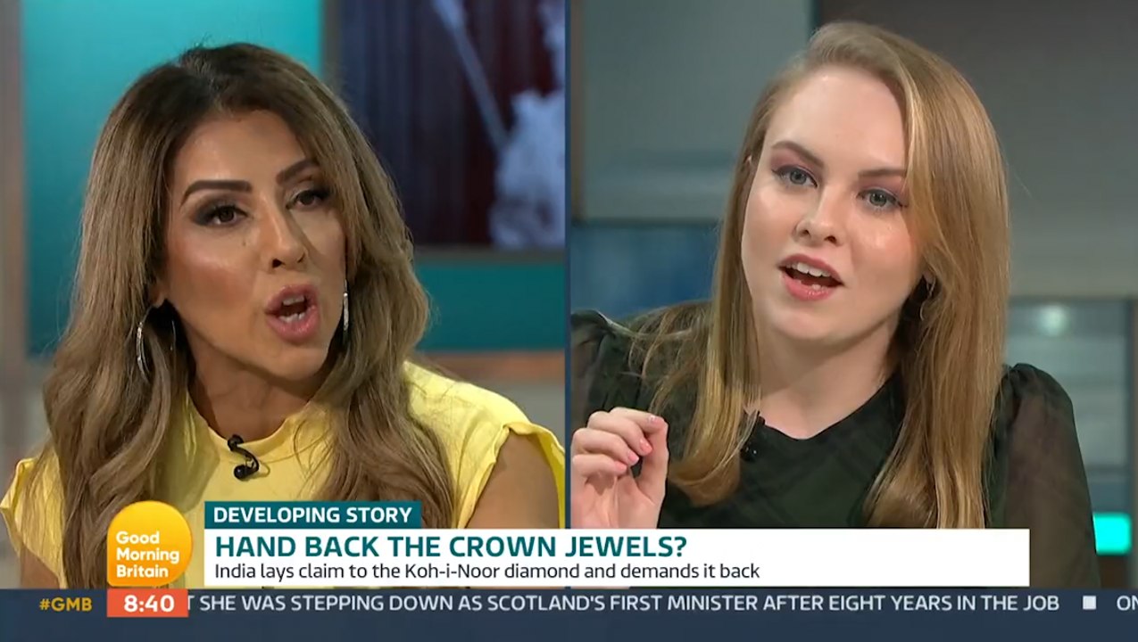 GMB descends into shouting match over Crown Jewels