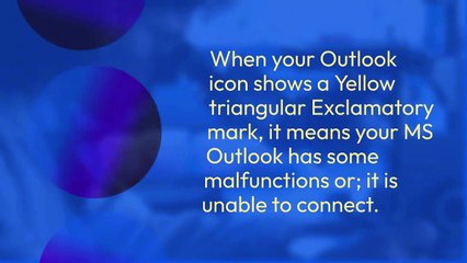 How to Remove Outlook Yellow Triangle?