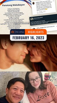Rappler’s highlights: DepEd on Panatang Makabayan, Catriona Gray engaged, Kris Aquino and Mark Leviste | February 16, 2023 | The wRap