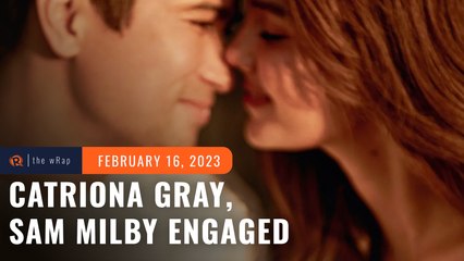 Catriona Gray and Sam Milby are engaged