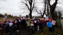 Wellingborough turns out to protest the removal of trees for Stanton Cross developments