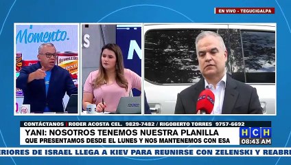 "Mantenemos la posición de que se respete la planilla que se presentó, nos quieren manipular": Yani Rosenthal por elección CSJ