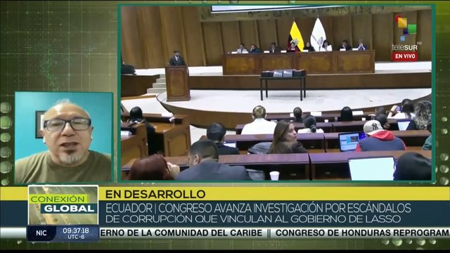 Ecuador: Congreso avanza investigación por escándalos de corrupción del gobierno de Guillermo Lasso