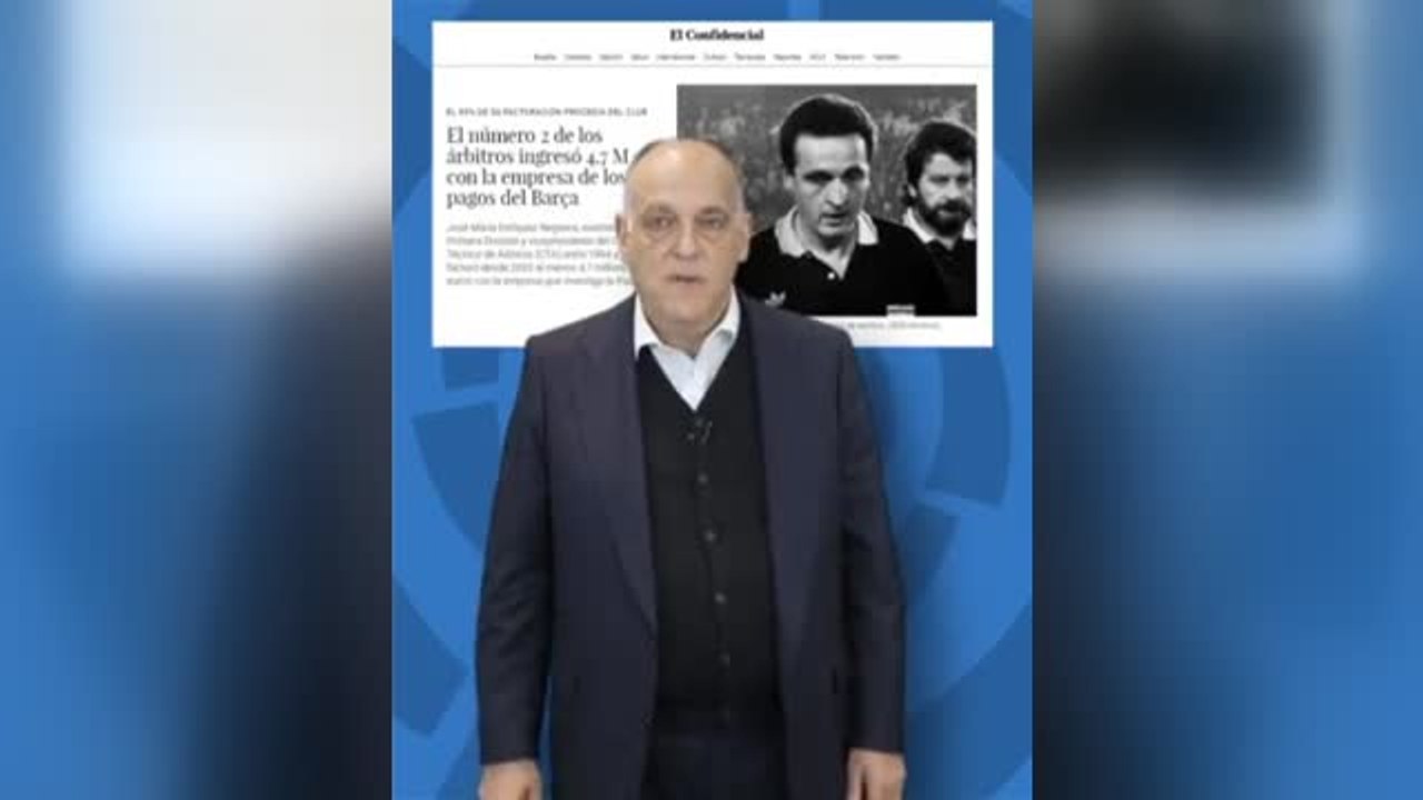 Tebas descarta sanciones deportivas al Barça porque los hechos "ya han prescrito" pese a admitir que "estas cosas no pueden ocurrir en el fútbol español"