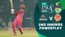 2nd Innings Powerplay | Karachi Kings vs Islamabad United | Match 4 | HBL PSL 8 | MI2T
