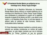 Comunicado | Presidente Maduro se solidariza con su homólogo turco, Recep Tayyip Erdoğan