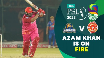 Azam Khan Is On Fire | Karachi Kings vs Islamabad United | Match 4 | HBL PSL 8 | MI2T