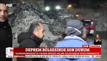 Kahramanmaraş Belediye Başkanı Hayrettin Güngörün korumaları, muhabiri ve depremzedeyi itekledi