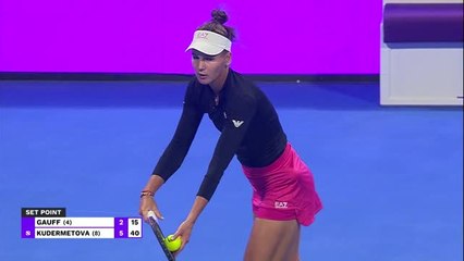 Doha - Kudermetova a tenu la distance face à Gauff