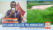 El municipio de Cabezas se declara en zona de desastre por las lluvias y las inundaciones, son varias las familias damnificadas