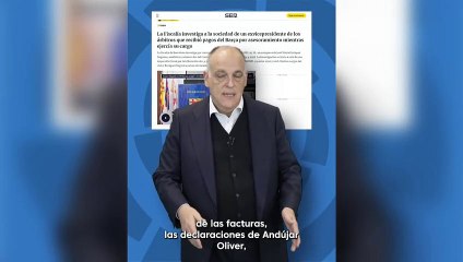 Tebas: "No es posible existan sanciones deportivas, porque han pasado 5 años"