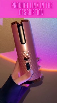 Hair Automatic Hair Curler Wireless Curling Iron. Link in description.
