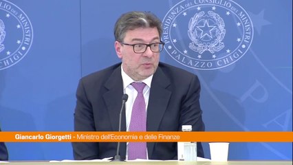 Superbonus, Giorgetti "Dl risolve problema crediti e conti pubblici"