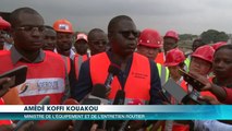 Le ministre Amédé Kouakou pas satisfait de l'avancée des travaux du 4e pont d'Abidjan