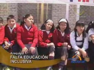 FALTA EDUCACIÓN INCLUSIVA  - AREQUIPA