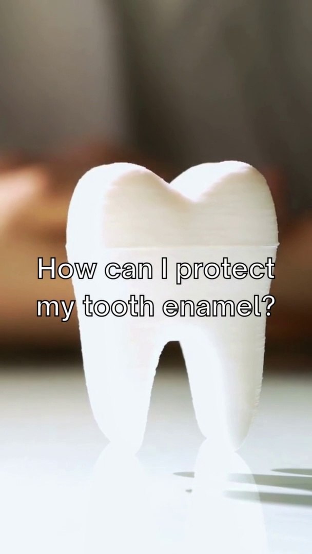 ⁣How can I protect my tooth enamel?