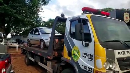 Corsa com furtado no São Cristóvão é recuperado pela PM