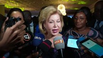 La Première Dame Dominique Ouattara au lancement du #FEMUA15 lancé ce jeudi 16 février 2023 à Abidjan