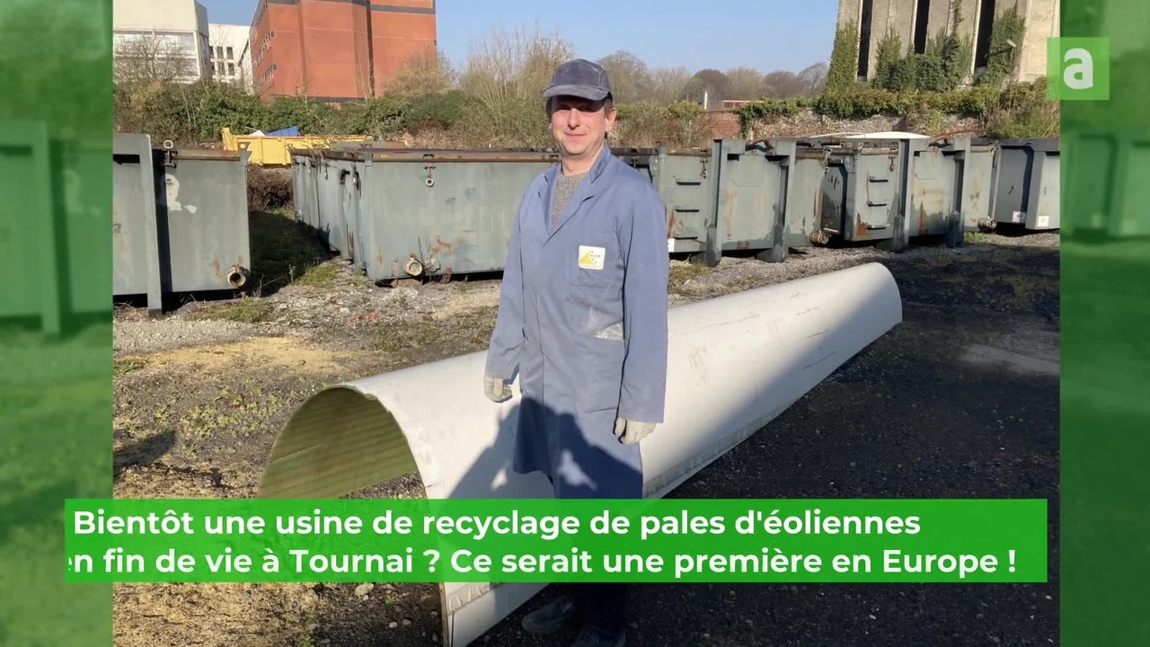 Recyclage de pales d'éoliennes