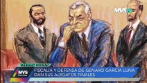 Fiscalia y defensa de Genaro García Luna, dan sus alegatos finales
