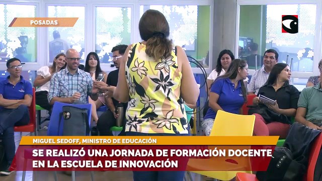 Posadas | Se realizó una jornada de formación docente en la Escuela de Innovación