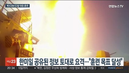 한미일, 넉 달 만에 미사일 방어훈련…북 ICBM 대응