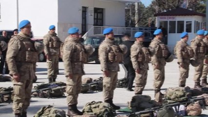 Burdur'da Jandarma Komandolar Deprem Bölgesine Uğurlandı