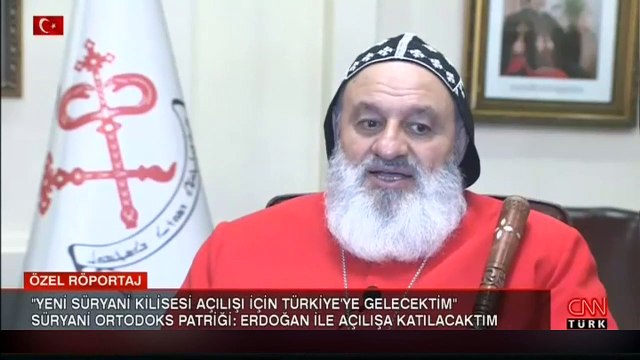 Süryani Ortodoks patriği ilk kez Türkiye'ye geldi