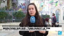Migrations Sud -Sud : Tunis durcit le ton, Kais Saïed veut freiner l'arrivée de migrants subsahariens