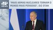 Putin suspende último tratado de armas nucleares com os EUA