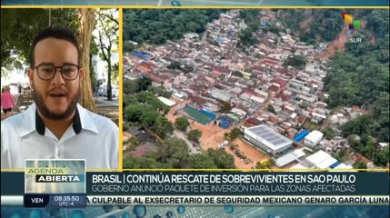 Brasil continúa rescate de sobrevivientes en Sao Paulo